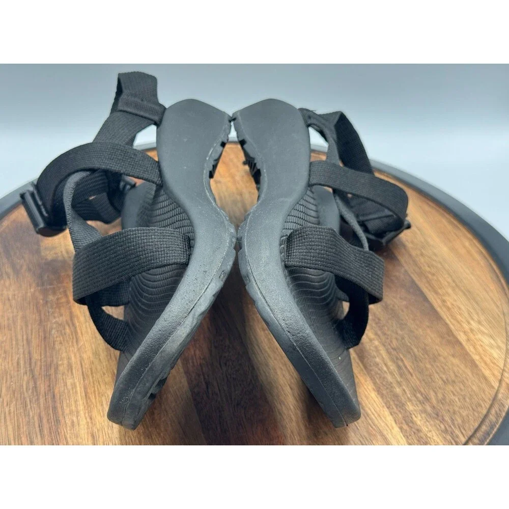 CHACO Men's Adjustable Black Waterproof Hiking Sandals Shoes Size 10